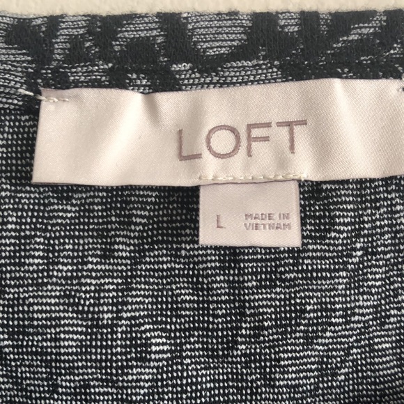 Loft black and grey top - Picture 2 of 4